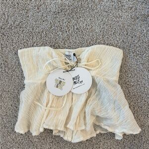 Princess Polly Cream Strapless Top